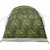 vidaXL Camping Tent Tunnel 4-Person Camouflage Waterproof