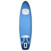 vidaXL Inflatable Stand Up Paddle Board Set Sea Blue 141.7x31.9x3.9"