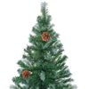 vidaXL Artificial Christmas Tree Green 70.87 in PVC and Steel