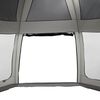 vidaXL Pool Tent with Removable Fly & Mesh Walls Grey 240.9x240.9"
