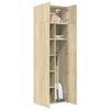 vidaXL Storage Cabinet Sonoma oak Engineered wood Tall Storage Cabinet