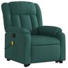 vidaXL Stand Up Massage Recliner Chair Dark Green