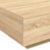 vidaXL Coffee Table Sonoma oak Engineered wood Medium Lights