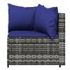 vidaXL Patio Lounge Set Grey
