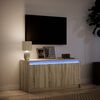 vidaXL TV Cabinet Sonoma Oak Engineered Wood Medium Stylish TV Stand