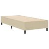 vidaXL Platform Bed Frame Grey Green 35.43 x 78.74 in Fabric