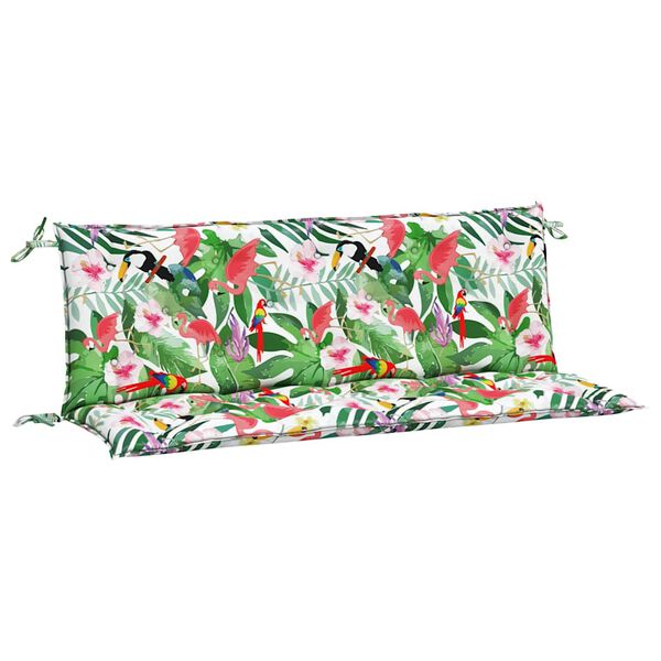 vidaXL Garden Bench Cushion Set of 2 Multicolor Fabric (100% polyester)