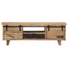vidaXL TV Stand Various shades of natural wood Solid mango wood 47.2 in