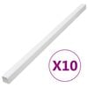 vidaXL Cable Trunking 2.4"x1.6" 32.8' PVC