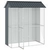 vidaXL Bird Cage Anthracite 84.65 x 43.31 x 97.24 in Galvanised Steel