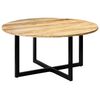 vidaXL Dining Table Brown Solid mango wood Large Durable Dining Table