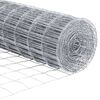 vidaXL Euro Fence Silver 0.4 x 10 m Hot dip galvanized iron