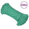 vidaXL Boat Rope Green 0.16 " 820.2 ' Polypropylene