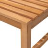 vidaXL Bench Teak Solid Teak Wood 59.1 in long Durable Garden Bench
