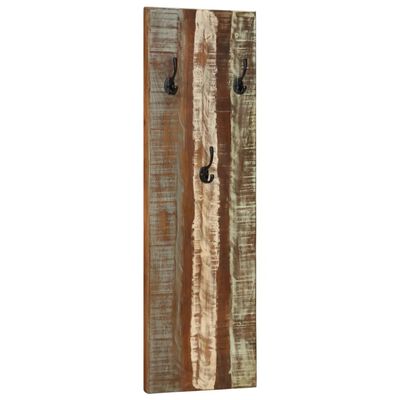 vidaXL Wall-mounted Coat Racks 2 pcs 14.2"x1.2"x43.3" Solid Reclaimed Wood