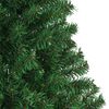 vidaXL Artificial Christmas Tree Green PVC, steel 82.7 in tall