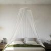 vidaXL Mosquito Net for Bed 220 Mesh White 56x56 x 86.6 "