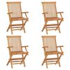 vidaXL Garden Dining Set Warm teak wood Fine sanded teak hardwood Medium