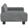 vidaXL Dog Bed Dark Grey 70x45 x 13.0 " Velvet