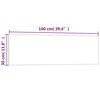 vidaXL Wall-mounted Magnetic Board Black 39.4"x11.8" Tempered Glass