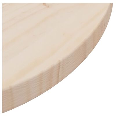 vidaXL Table Top Ø31.5"x1" Solid Wood Pine