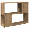 vidaXL Book Cabinet Artisan oak Engineered wood Medium Book Cabinet