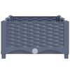 vidaXL Raised Bed Blue grey Polypropylene Medium Durable Raised Bed