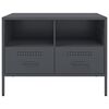 vidaXL TV Cabinet Anthracite Cold-rolled steel Medium TV Cabinet