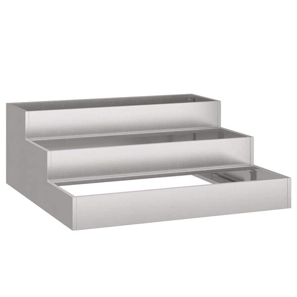 vidaXL Garden Planter Rusty 35.43 x 35.43 x 13.78 in Weathering Steel