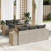 vidaXL Garden Sofa Set Light Grey