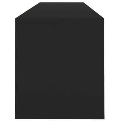 vidaXL TV Stand Black 47.2"x11.8"x15.9" Engineered Wood