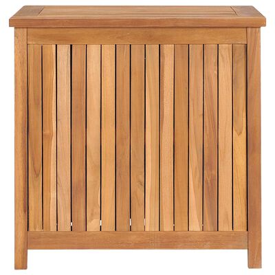 vidaXL Patio Storage Box 23.6"x19.7"x22.8" Solid Teak Wood