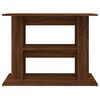 vidaXL Aquarium Stand Brown Oak Engineered Wood 31.5 x 13.8 x 23.6 in