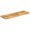 vidaXL Table Top Natural wood Solid rough mango wood 39.4 in x 11.8 in