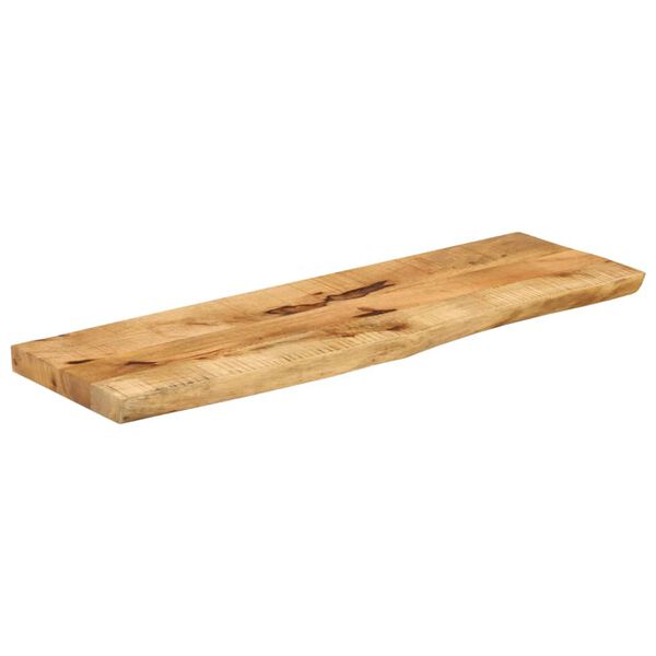 vidaXL Table Top Natural wood Solid rough mango wood 39.4 in x 11.8 in