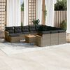 vidaXL Garden Sofa Set Grey