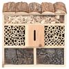vidaXL Insect Hotel Natural wood Firwood, Pine cones, Bamboo Small