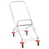 vidaXL Cleaning Trolley with Buckets and Wringer PP&Chromed Steel