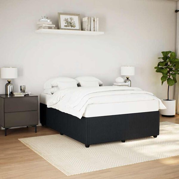 vidaXL Bed Frame Black