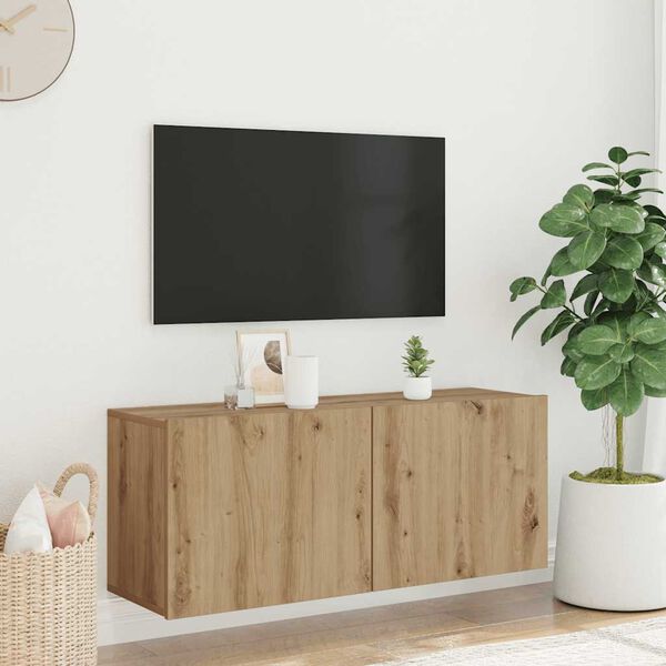 vidaXL TV Cabinet Artisan Oak Engineered wood Standard TV Cabinet