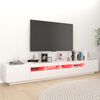 vidaXL TV Cabinet White Engineered wood 102.4 in x 13.8 in x 15.7 in