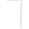 vidaXL Walk-in Shower Wall 39.4"x76.8" ESG Glass White