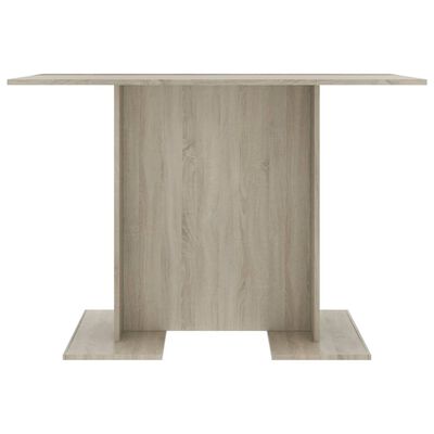 vidaXL Dining Table Sonoma Oak 43.3"x23.6"x29.5" Engineered Wood