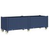 vidaXL Garden Planter Blue Grey Polypropylene Large Portable