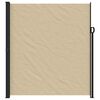 vidaXL Retractable Side Awning Beige