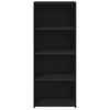 vidaXL Highboard Black Engineered wood 19.7 x 16.1 x 48.8 in Highboard
