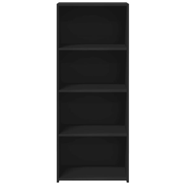 vidaXL Highboard Black Engineered wood 19.7 x 16.1 x 48.8 in Highboard