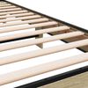 vidaXL Bed Frame Sonoma Oak Engineered Wood Single Durable