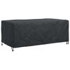 vidaXL Furniture Cover Plain Black 78.74 x 43.31 x 27.56 in 600D