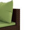 vidaXL Patio Lounge Set Brown